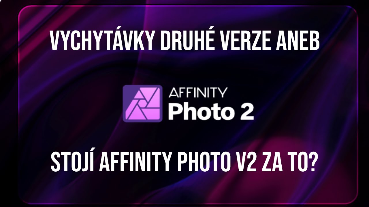 Novinky v Affinity Photo